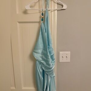 Light blue mini dress